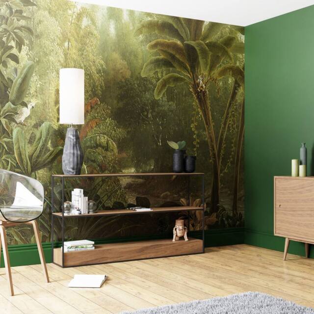 Superfresco Easy Jungle Green Print To Order 3m x 2.8m Mural - image 1