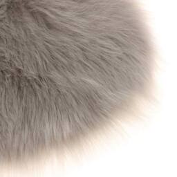 ExtraStar Heart Shaped Fluffy Rug, Ultra Soft Plush Shaggy Rug in Grey - Size: 40 cm x 60 cm - thumbnail 6