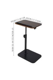 H&O Direct Adjustable Height Side Table with Tilting Top in Walnut - thumbnail 8