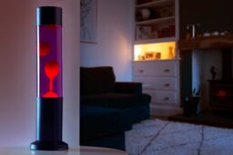 Nova Lighting Nova Lava Lamp Purple Liquid/Red Wax in Black - Size: Medium - thumbnail 1