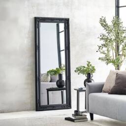 Cheshire Lumière Black Lean-To Dress Mirror - thumbnail 2
