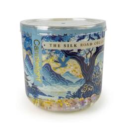 Candlelight The Silk Road Collection Tianshui Light Up Glitter Candle in Blue