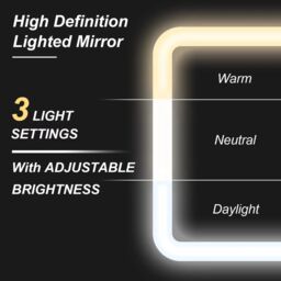 KOSY KOALA Dressing Table Set with LED Mirror, Side Shelves & Stool - White & Gold for Bedroom - thumbnail 3