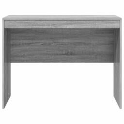 Berkfield Home Elegant Writing Desk Grey sonoma MDF, Veneer 100 x 50 x 76 cm Durable - thumbnail 5
