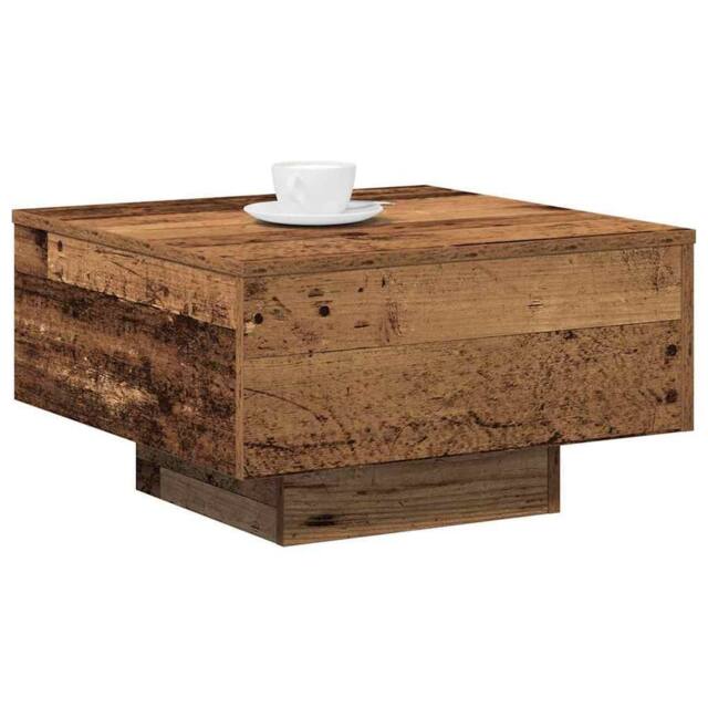 Berkfield Home Decorative Coffee Table, Old Wood, 55x55x31 cm, Engineered Wood in Brown - Size: 55 x 55 x 31 cm - image 1