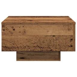 Berkfield Home Decorative Coffee Table, Old Wood, 55x55x31 cm, Engineered Wood in Brown - Size: 55 x 55 x 31 cm - thumbnail 5