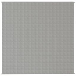 Berkfield Home Weighted Blanket Grey 200x200 cm 9 kg Fabric - thumbnail 3