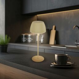BRILONER Touch Dimmable Rechargeable Wireless Indoor Outdoor LED Table Lamp in Green - thumbnail 7