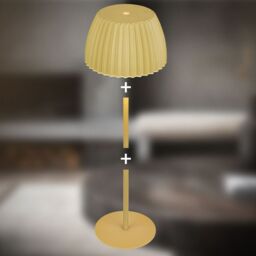 BRILONER Touch Dimmable Rechargeable Wireless Indoor Outdoor LED Table Lamp in Green - thumbnail 5