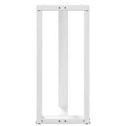 Berkfield Home Modern Bar Table Legs T-Shaped¬†2 pcs White 50x35x(90-91) cm Steel - thumbnail 6