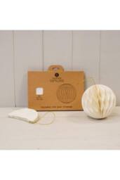 KDMD Set of 3 Off-White Round Baubles - thumbnail 2