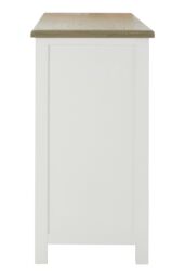 Orsina Durable Four Door Sideboard, Ample Storage Space Modern Sideboard, Versatile Design Mid Century Sideboard in White - thumbnail 3