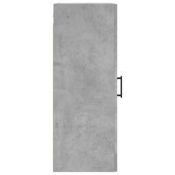Berkfield Home Wall Mounted Cabinet Concrete Grey 34.5x34x90 cm - thumbnail 8