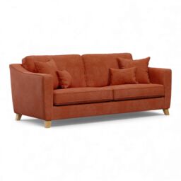 The Great Sofa Company Jackson 4 Seater Chenille Sofa in Terracotta - thumbnail 2
