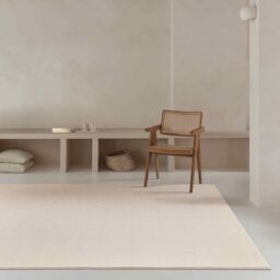 The Rug Shop UK Wool Modern Beige Abstract Easy To Clean Area Rug - Size: 135 cm x 200 cm - thumbnail 1