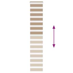 Berkfield Home Elegant Zebra Blind Sand Brown 50x230 cm Fabric Width 45.9 cm Pol - thumbnail 5