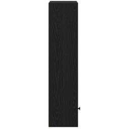 Berkfield Home Bookcase Black Oak 31x24x102 cm Engineered Wood - Size: 31 x 24 x 102 cm - thumbnail 6