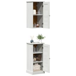 Berkfield Home Bathroom Furniture Set 2 pcs Antique white 37 x 34 x 80 cm - thumbnail 3