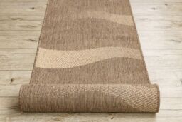 RugsX Sizal Floorlux Runner in Brown - Size: 80 cm x 120 cm - thumbnail 5