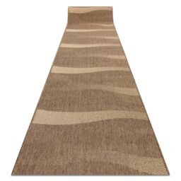 RugsX Sizal Floorlux Runner in Brown - Size: 80 cm x 120 cm - thumbnail 1