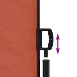 Berkfield Home Retractable Side Awning Terracotta 100x600 cm in Burnt Orange - thumbnail 6