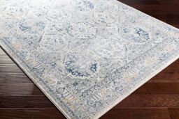 Livabliss Jolie-Vintage Grey Blue Ivory Brown Traditional Boho Living Dining Bedroom Rug in Light Grey - Size: 160 cm x 220 cm - thumbnail 6