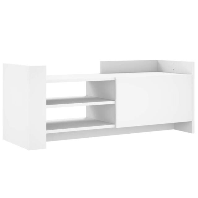 Berkfield Home TV Cabinet White 100x35x40 cm Engineered Wood - Size: 100 x 35 x 40 cm - image 1