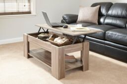 GFW Lift Up Coffee Table in Walnut - thumbnail 3