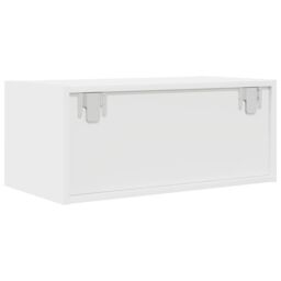 Berkfield Home TV Cabinet White 60x31x25.5 cm Engineered Wood - thumbnail 8