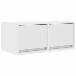 Berkfield Home TV Cabinet White 60x31x25.5 cm Engineered Wood - thumbnail 2