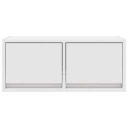Berkfield Home TV Cabinet White 60x31x25.5 cm Engineered Wood - thumbnail 6