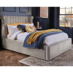 PARADISE BEDS LTD Majestic Electric Adjustable Bed With Mattress & Headboard in Silver - Size: Small Double - thumbnail 3