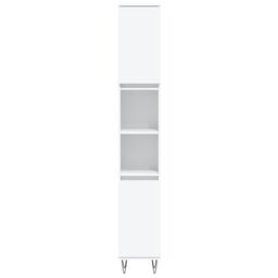Berkfield Home 3 Piece Bathroom Furniture Set White Engineered Wood - thumbnail 6