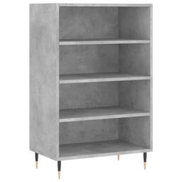 Berkfield Home Highboard Concrete Grey 57x35x90 cm Engineered Wood - Size: 57 x 35 x 90 cm - thumbnail 3