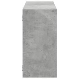 Berkfield Home Wall Shelf Concrete Grey 100x25x50 cm Engineered Wood - Size: 100 x 25 x 50 cm - thumbnail 5