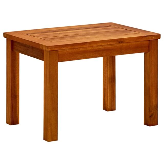 Berkfield Home Garden Coffee Table 50x35x36 cm Solid Acacia Wood in Brown - Size: 50 x 35 x 36 cm - image 1