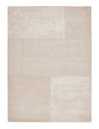 The Rug Shop UK Cream Geometric Luxurious Easy To Clean Cotton Backing Rug - Size: 120 cm x 170 cm - thumbnail 6