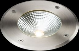 Netlighting LED Stainless Steel Recessed Ground Light 3000K 230V IP65 9W in Grey - thumbnail 1