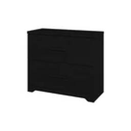 EONLION Wood Lateral File Cabinet Office Storage Drawers in Black - thumbnail 1