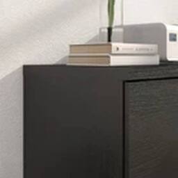 EONLION Wood Lateral File Cabinet Office Storage Drawers in Black - thumbnail 3