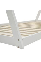 Living and Home Montessori Children's Floor Bed in White - thumbnail 8