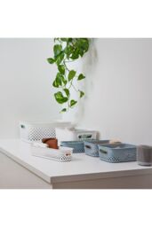 SmartStore Essence Large Sea Salt 'Storage Tray Basket', 11.4L in Pale Blue - thumbnail 7