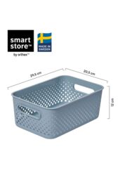 SmartStore Essence Large Sea Salt 'Storage Tray Basket', 11.4L in Pale Blue - thumbnail 2