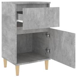 Berkfield Home Bedside Cabinets 2 pcs Concrete Grey 40x35x70 cm - Size: 40 x 35 x 70 cm - thumbnail 8
