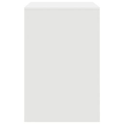 Berkfield Home Writing Desk White Engineered Wood 70 x 50 x 76 cm Writing Desk - thumbnail 5