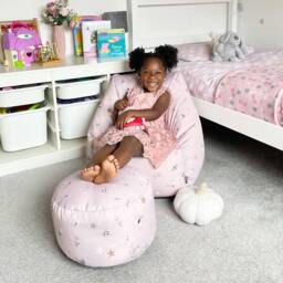 rucomfy Beanbags rucomfy Kids Bean Bag Chair with Footstool - Whimsical Wonder Armchair - thumbnail 2