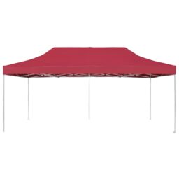 Berkfield Home Professional Folding Party Tent Aluminium 6x3 m Wine Red - thumbnail 2