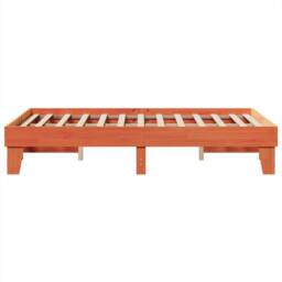 Berkfield Home Durable Bed Frame without Mattress Wax Brown 135x190 cm Double So - thumbnail 5