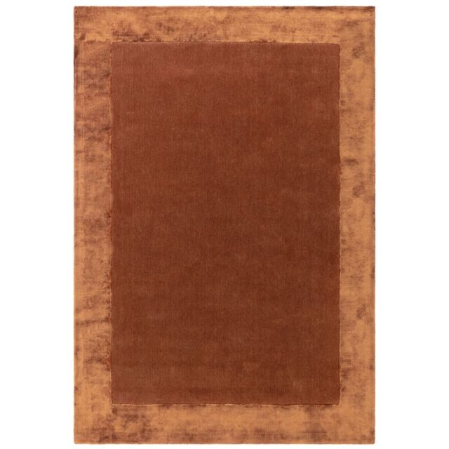 The Rug Shop UK Brown Handmade Luxurious Easy to clean Plain Border Area Rug - Size: 160 cm x 230 cm - image 1