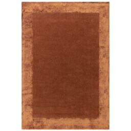 The Rug Shop UK Brown Handmade Luxurious Easy to clean Plain Border Area Rug - Size: 160 cm x 230 cm - thumbnail 1